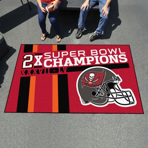 Tampa Bay Buccaneers Super Bowl LV Champions Dynasty Ulti-Mat Area Rug