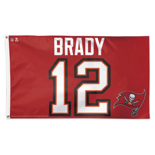 Tampa Bay Buccaneers Tom Brady Deluxe 3' x 5' Flag