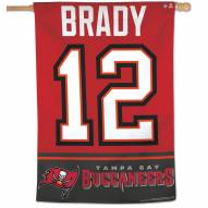 Tampa Bay Buccaneers Tom Brady Vertical 28" x 40" Flag