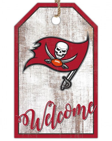 Tampa Bay Buccaneers Welcome Team Tag 11&quot; x 19&quot; Sign