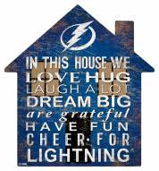 Tampa Bay Lightning 12" House Sign
