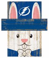 Tampa Bay Lightning 19" x 16" Easter Bunny Head