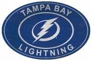 Tampa Bay Lightning 46" Heritage Logo Oval Sign