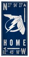 Tampa Bay Lightning 6" x 12" Coordinates Sign