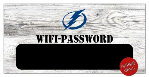 Tampa Bay Lightning 6&quot; x 12&quot; Wifi Password Sign