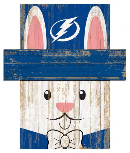 Tampa Bay Lightning 6&quot; x 5&quot; Easter Bunny Head