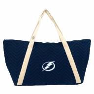 Tampa Bay Lightning Chevron Stitch Weekender Bag