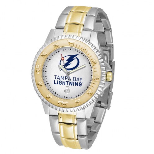 Tampa Bay Lightning Competitor Two-Tone Men's Watch
