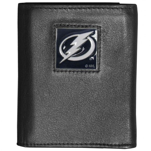 Tampa Bay Lightning Deluxe Leather Tri-fold Wallet