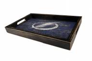 Tampa Bay Lightning Distressed Team Color Tray