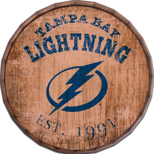 Tampa Bay Lightning Established Date 16&quot; Barrel Top