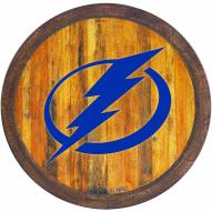 Tampa Bay Lightning "Faux" Barrel Top Sign