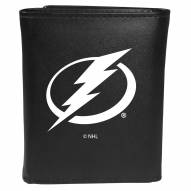 Tampa Bay Lightning Large Logo Leather Tri-fold Wallet