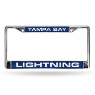 Tampa Bay Lightning Laser Chrome License Plate Frame