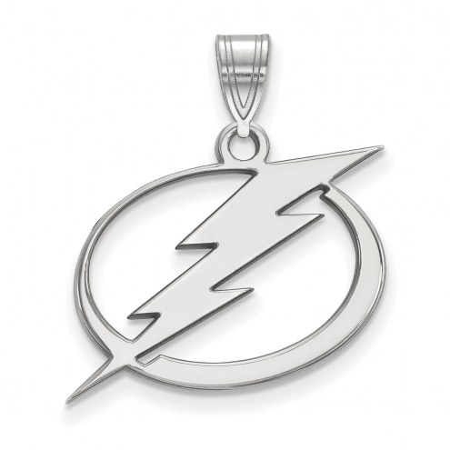 Tampa Bay Lightning Sterling Silver Large Pendant