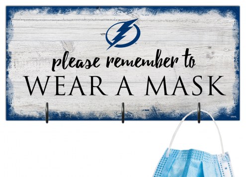 Tampa Bay Lightning Please Wear Your Mask Sign