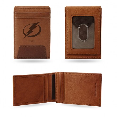 Tampa Bay Lightning Premium Leather Front Pocket Wallet