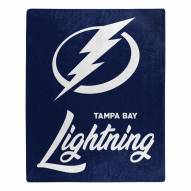 Tampa Bay Lightning Signature Raschel Throw Blanket