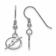 Tampa Bay Lightning Sterling Silver Extra Small Dangle Earrings