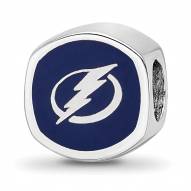 Tampa Bay Lightning Sterling Silver Logo Bead