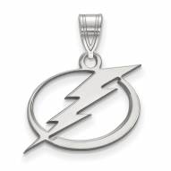 Tampa Bay Lightning Sterling Silver Medium Pendant