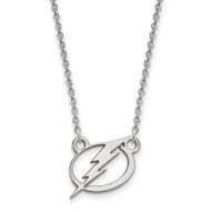 Tampa Bay Lightning Sterling Silver Small Pendant Necklace