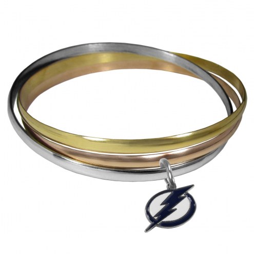 Tampa Bay Lightning Tri-color Bangle Bracelet