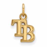Tampa Bay Rays 10k Yellow Gold Extra Small Pendant