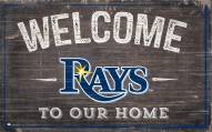 Tampa Bay Rays 11" x 19" Welcome to Our Home Sign