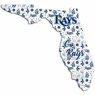 Tampa Bay Rays 12" Floral State Sign