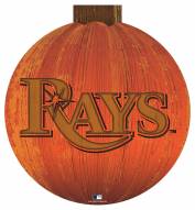 Tampa Bay Rays 12" Halloween Pumpkin Sign
