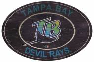 Tampa Bay Rays 46" Heritage Logo Oval Sign