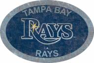 Tampa Bay Rays 46" Team Color Oval Sign