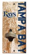 Tampa Bay Rays 6" x 12" Distressed Bottle Opener