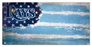 Tampa Bay Rays 6" x 12" Flag Sign