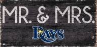 Tampa Bay Rays 6" x 12" Mr. & Mrs. Sign