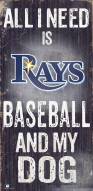 Tampa Bay Rays Baseball & My Dog Sign