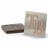 Tampa Bay Rays Boasters Stainless Steel Coasters - Set of 4