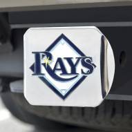 Tampa Bay Rays Chrome Color Hitch Cover