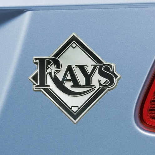 Tampa Bay Rays Chrome Metal Car Emblem