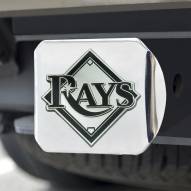 Tampa Bay Rays Chrome Metal Hitch Cover