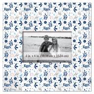 Tampa Bay Rays Floral Pattern 10" x 10" Picture Frame