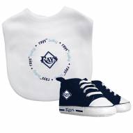Tampa Bay Rays Infant Bib & Shoes Gift Set