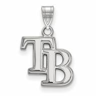 Tampa Bay Rays Sterling Silver Small Pendant