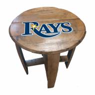 Tampa Bay Rays Oak Barrel Table