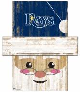 Tampa Bay Rays Santa Head Sign