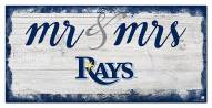 Tampa Bay Rays Script Mr. & Mrs. Sign