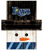 Tampa Bay Rays Snowman Head Sign