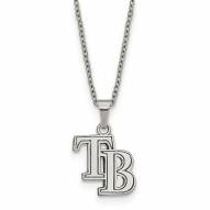 Tampa Bay Rays Stainless Steel Pendant Necklace