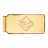 Tampa Bay Rays Sterling Silver Gold Plated Money Clip